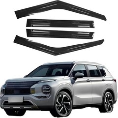 Window Visor Compatible with 2022-2023 Mitsubishi Outlander Wind Deflector Ra…
