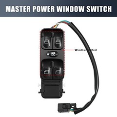X AUTOHAUX A4638202210 Car Master Power Window Switch Front Driver Side for