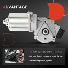 Front Windshield Wiper Motor Compatible with Chevrolet Impala 2006-2013,