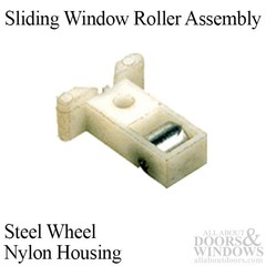 Roller Assembly (Flat) – Sliding Windows, Nylon / Steel