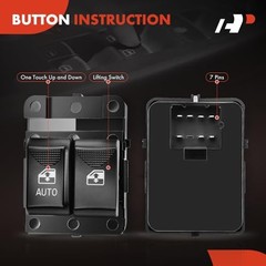 Power Window Switch Compatible with Chevrolet Monte Carlo 2000 2001 2002 2003