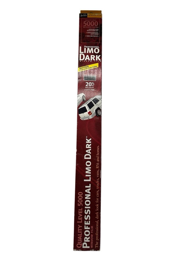 20% VLT Dark Charcoal Car Home Window Tint Roll 2’x6.5’ Film Tinting