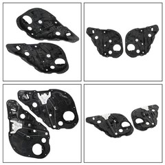 LH + RH 2p Set Power Window Regulator Rear Replacement Does not apply black