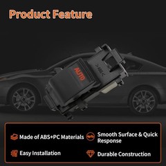 Orange LED Passenger Side Power Window Switch for 2007 For 07-15 Yaris(Orange)