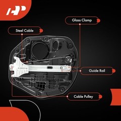 Rear Right Electric Power Window Regulator with Motor Compatible with Kia