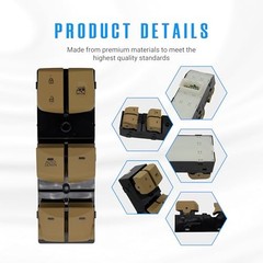 93570-3X000 Beige Left Driver Side Power Master Window Switch for Auto Down
