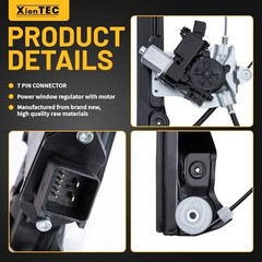 Power Window Regulator with Motor Front Driver Side Compatible with Chevrolet