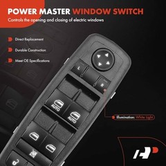 Front Driver Side Master Power Window Switch Compatible with Chrysler