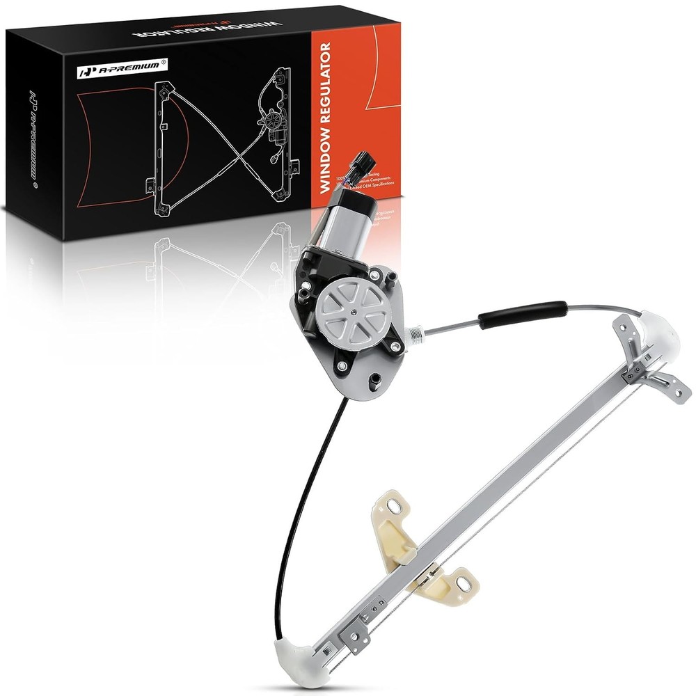 Rear Passenger Side Power Window Regulator Motor Replacement Kit Compatible