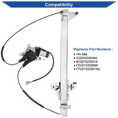 Front Left Driver Side Window Regulator Motor 741-586 Obaee Replacement