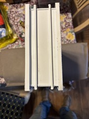 Hopper Vent Screened Vinyl Window 8 x 17.5 Inches White Pack of 1