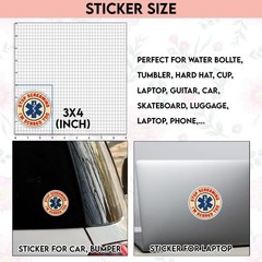 I’m Scared Too Stop Screaming Sticker 3-Pack, Funny Paramed Number of Items: 3