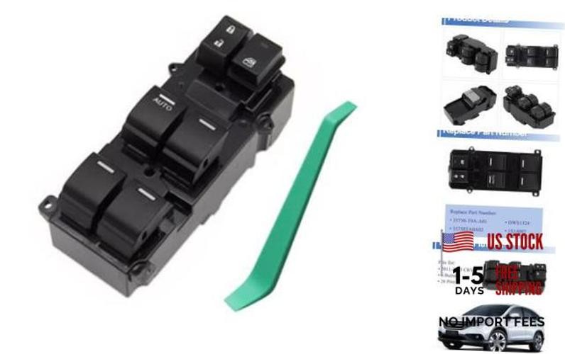 35750-T0A-A01 Master Power Window Switch – Front, Left, Driver – 26 Pins