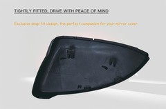 Driver Side Mirror Cover Cap Compatible with Golf 7 MK7 Size: Left Driver Side
