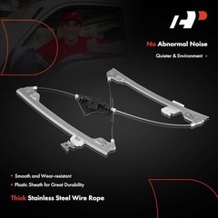 Electric Power Window Regulator Without Motor Front Driver Side (LH)