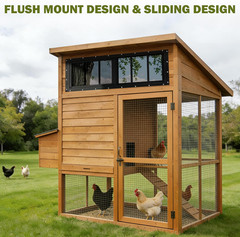 2 Pack Shed Windows, 12″X 29″ Black Sliding Window Suitable for Chicken Coop, Sh