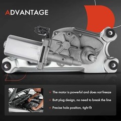 [4 Pins] Rear Windshield Wiper Motor Compatible with Dodge Journey 2009-2020,