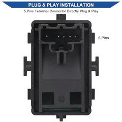 Power Window Switch Passenger Side 5 Pins Compatible with 2015-2019 Ford