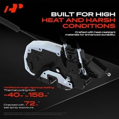 Side Door Lock Actuator Compatible with Infiniti G37 2009 Rear Left Driver
