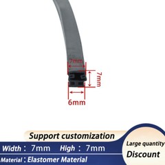 uPVC Window & Door Bubble Gasket Seal Flipper Double Glazing Rubber Draught Seal