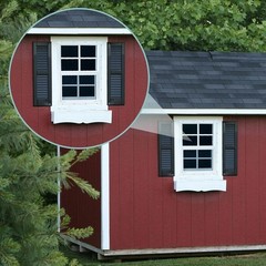 Durable 12″x18″ Sliding Windows – 2 Pack with Tempered Glass for Versatile Use