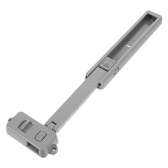 2 Pack Plastic Sliding Window Safety Locks Child Proof Adjustable Grey Home