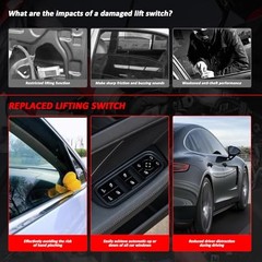 Front Left Power Window Switch 2016-2023 for Porsche Cayenne/Panamera 9Y0 971