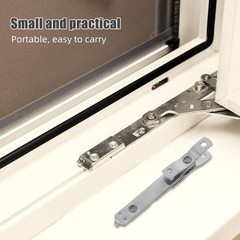 4 Pcs Bay Window Limiter Catch Fittings Locks Open Casement Stay