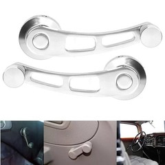 Window Handle Replacement, 2pcs Alloy Window Handle Riser Winder Crank Fit