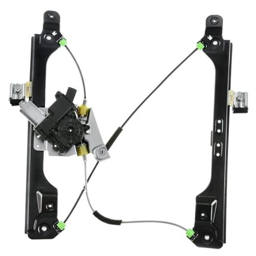 Electric Power Window Regulator with Motor Compatible with Front Driver