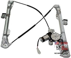 751-017 Front Driver Side Power Window Regulator And Motor Assembly