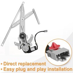 Power Window Regulator with Motor fit for (2 Door Coupe Only) Front Driver Side
