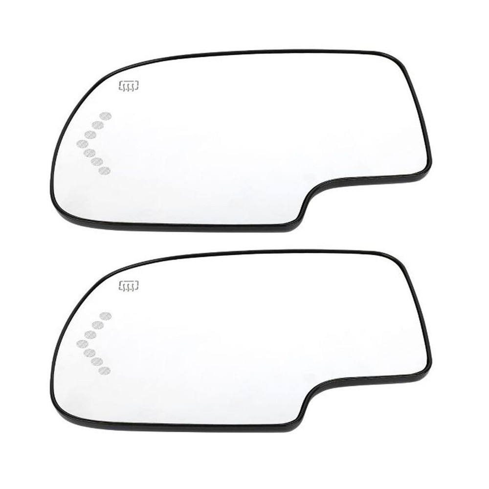 Mirror Glass Left 2 Sets for Cadillac Escalade 2003-2006 | Direct Fit