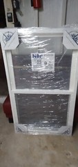 VINYL STORM WINDOW BRAND NEW NBP PRO SERIES DOUBLE HUNG 31 1/4 X 56 1/2