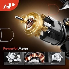 Power Window Regulator with 2-Pin Motor Front Driver Side Compatible with