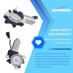 Front Driver Side Power Window Lift Motor 742-446 for Power Window Motor Left
