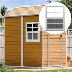 Versatile 18″x23″ Tempered Glass Shed Windows – 2 Pack for Easy Installation