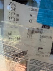 Andersen Series 100, 23.5 x 47.5 double hung window, White, new, $400+value
