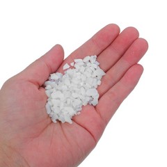 1 Set Durable White Fusible Glass Scrap for DIY Pendant Craft Microwave Kiln Use
