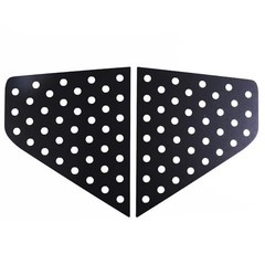 Rear Side Window Louvers Air Ven Trim Accessories Compatible with Kia LL-50