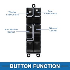 AUTO Power Window Switch No.83071FG090 3+16pin Front Left Driver Side Window