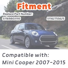 Driver Left Side Mirror Replacement For Mini Cooper 2007-2015 Driver Side Upper