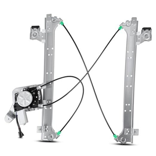 Power Window Regulator With 2-Pin Motor Assembly Rear Passenger Side