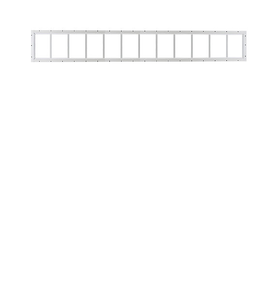 Fixed 10″ x 72″ Transom Window with Tempered Glass