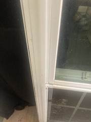 35” W X 57” H Simonton Double Hung Window With Grid Half Screen See Notes