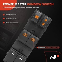 Front Left Driver Side Power Window Switch – Compatible with Infiniti EX35