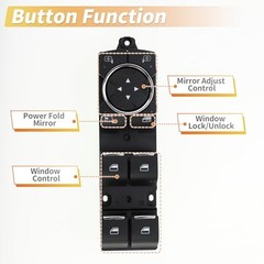 Driver Power Window Switch GB5Z14529DA for Ford Explorer Interceptor Utility