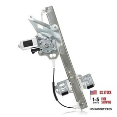 Front Left Power Window Regulator with Motor Assembly Compatible with Bu-ick