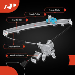 Power Window Regulator with Motor Compatible with Mitsubishi Outlander 2003-2006