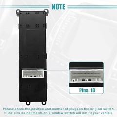 Front Left Driver Side Master Power Window Switch Replaces Fit for Kia Forte